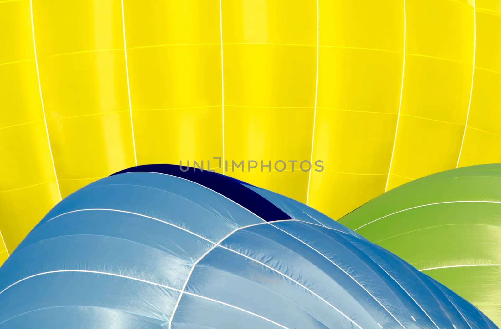 hot air balloons inflating