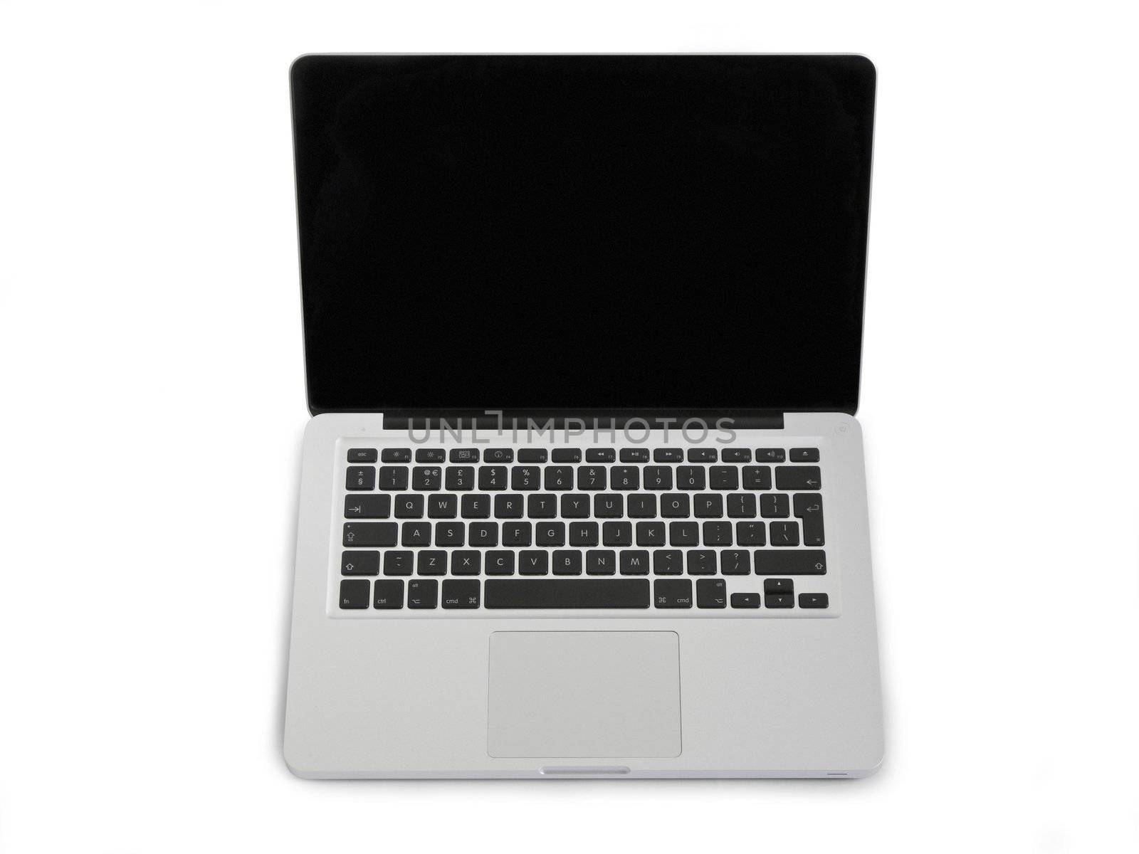 2008 Apple MacBook on white background