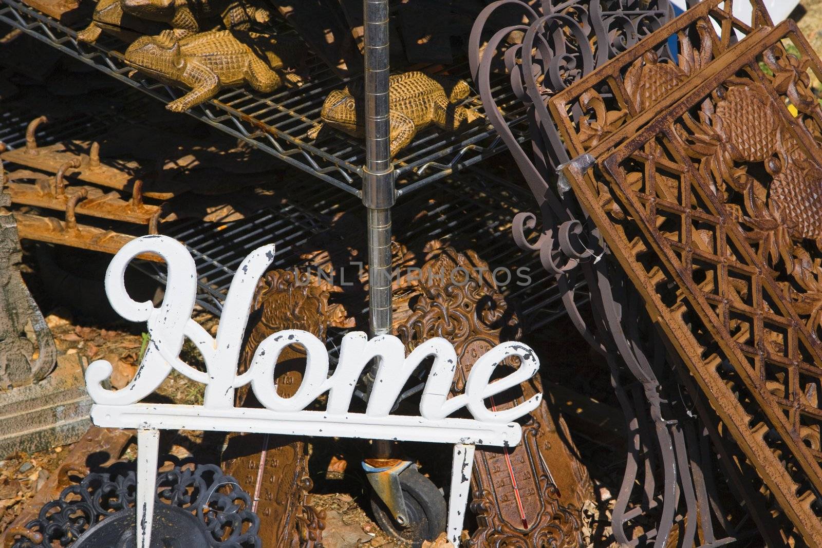Metal word "Home" by iofoto