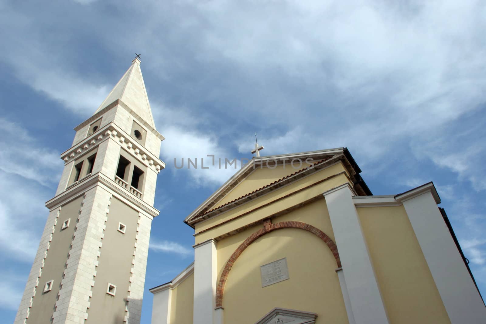 Church in the city Vrsar, Istria, Croatia