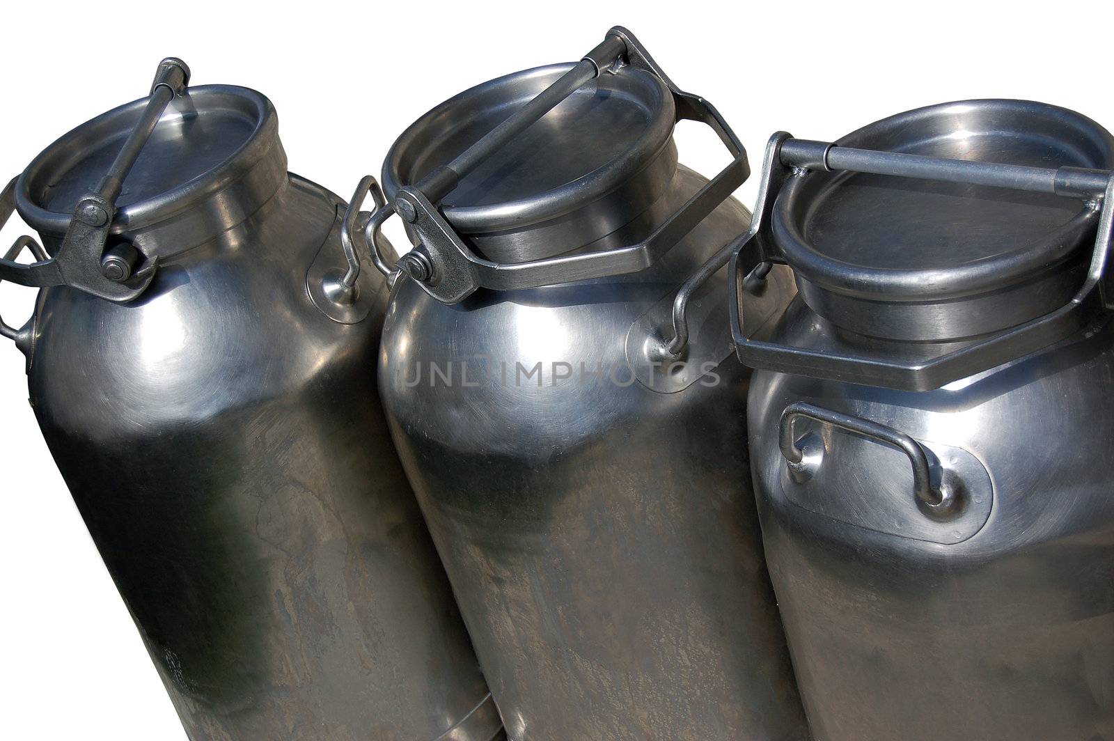 Steel cans for the transport of milk - Italy