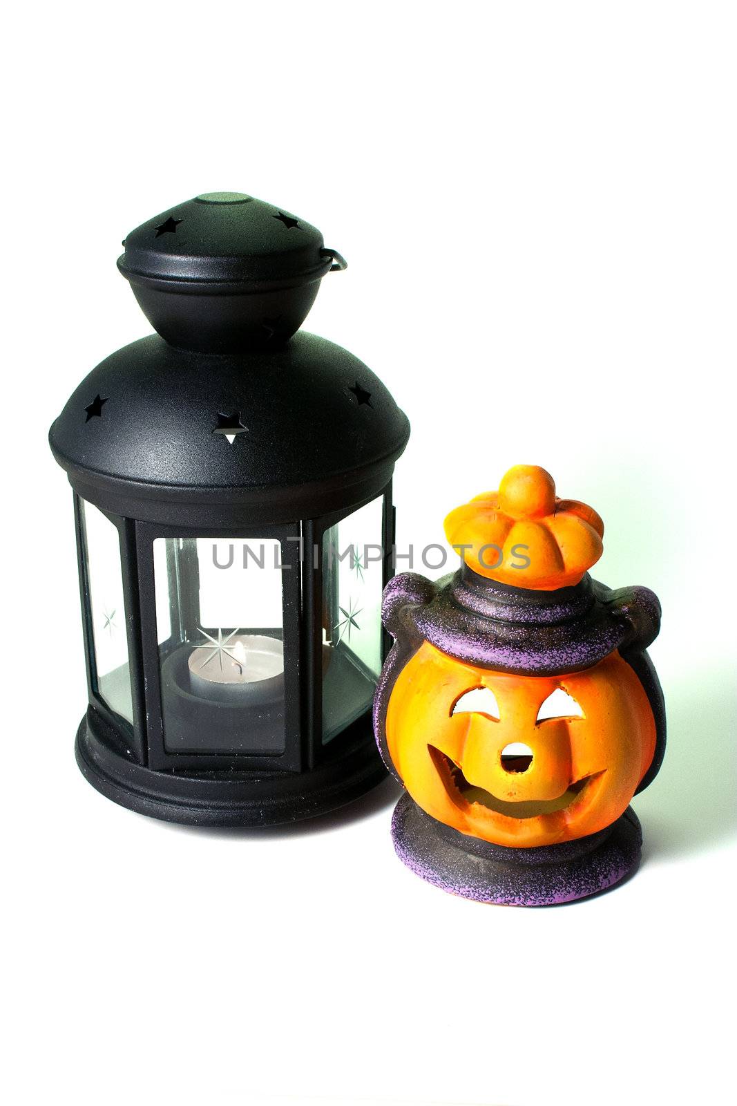 Two Halloween Lanterns by Kartouchken