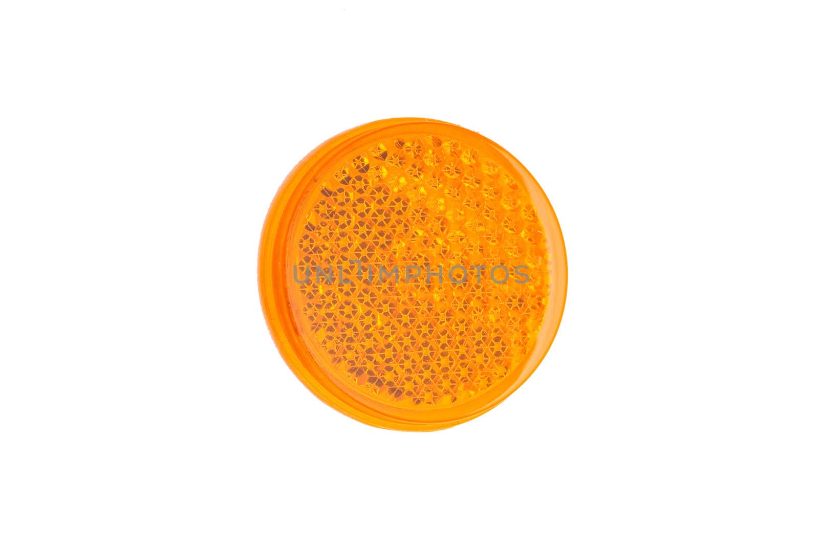 Yellow round reflector on white.







Red, blue, and yellow round reflectors isolated on white background.