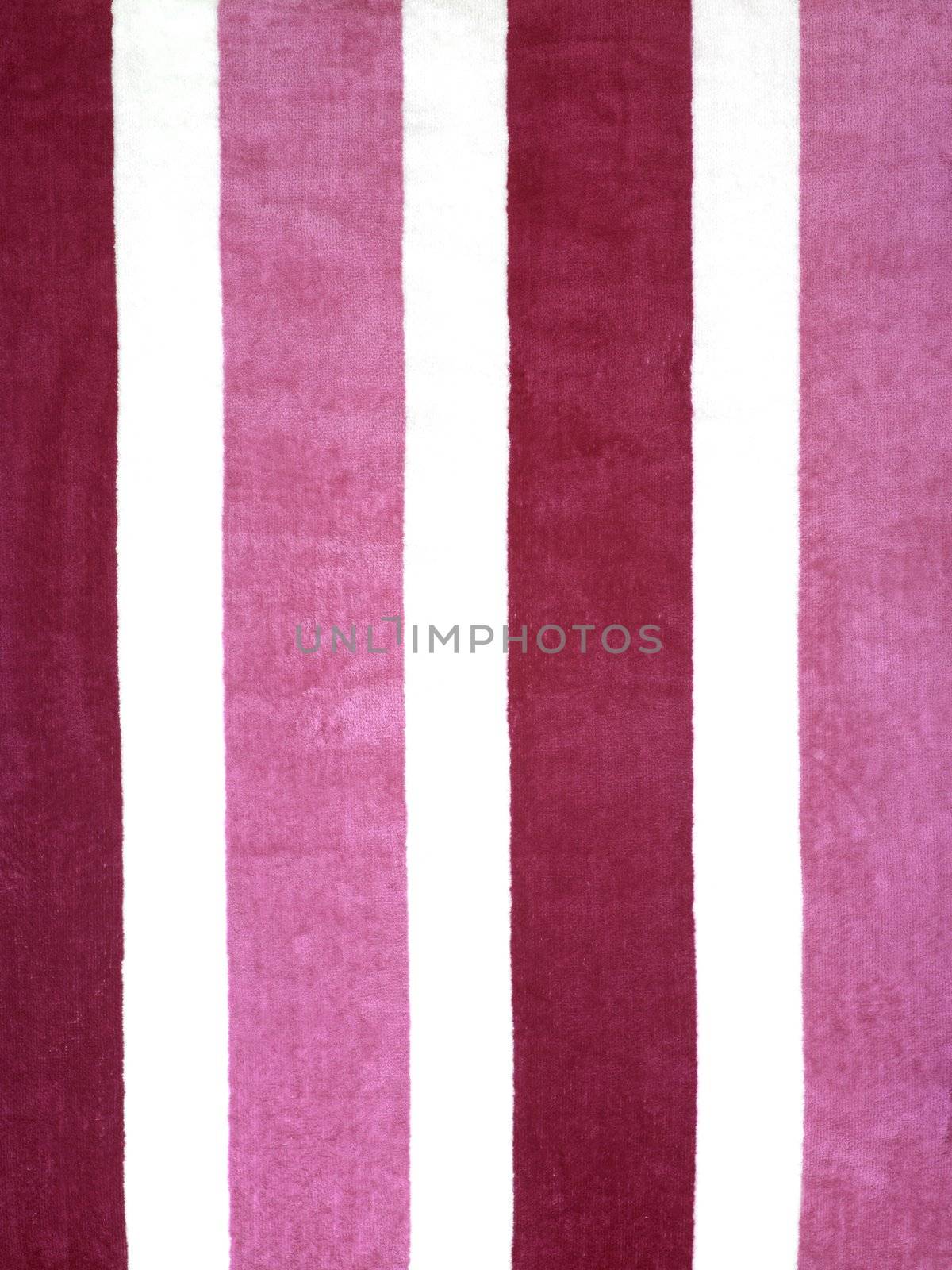 A beach towel isolated against a white background