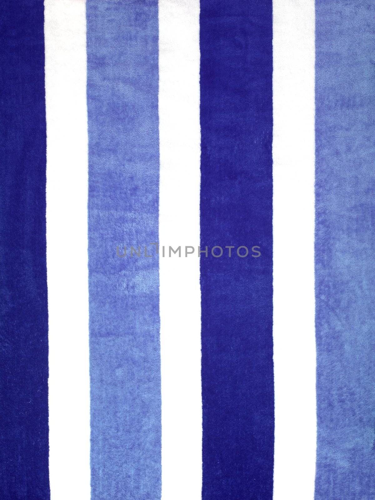 A beach towel isolated against a white background