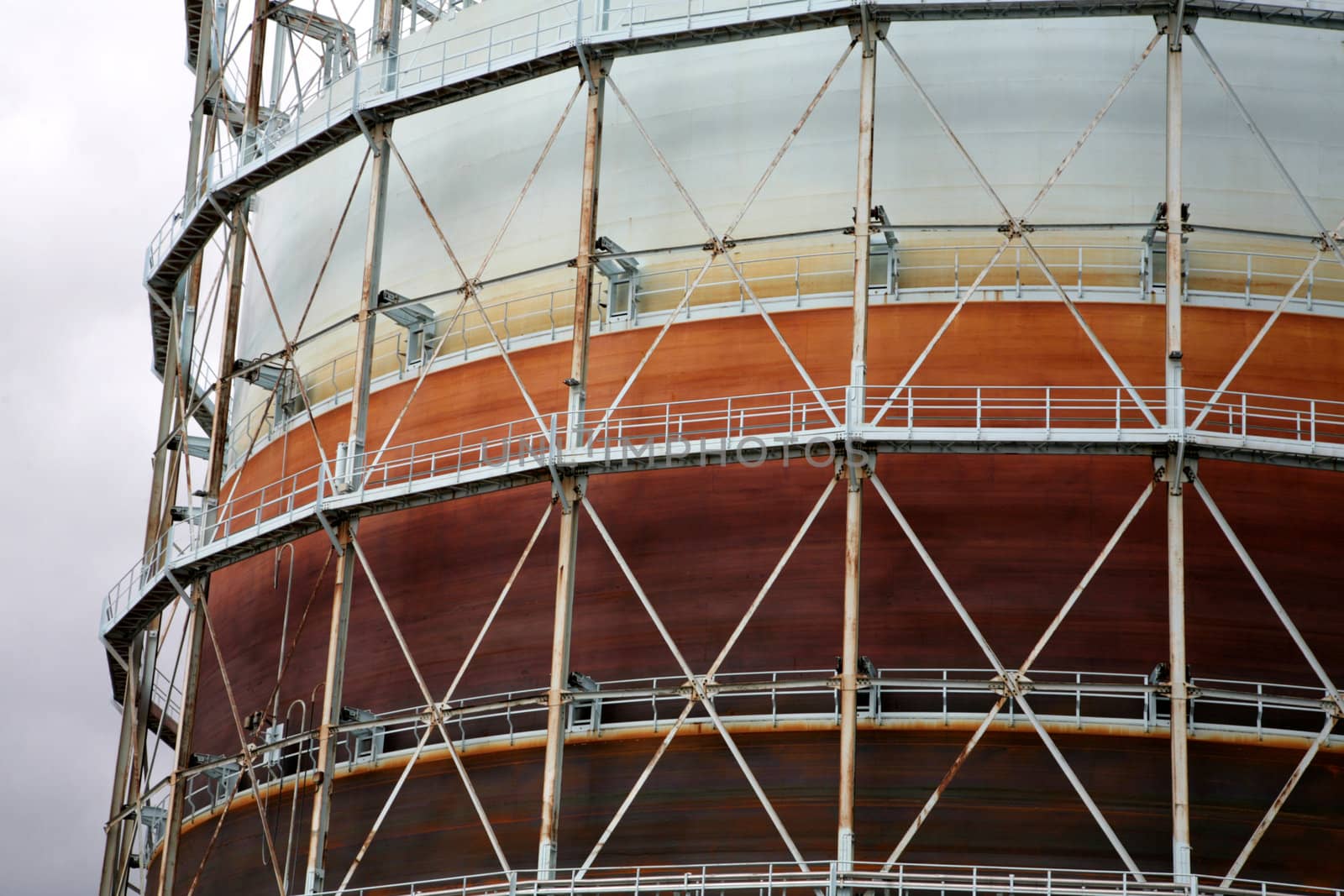 Sundby Gasvaerk, gas work in denmark. 2008
Used to produce gas from coal. Detail of a gas storage facility
