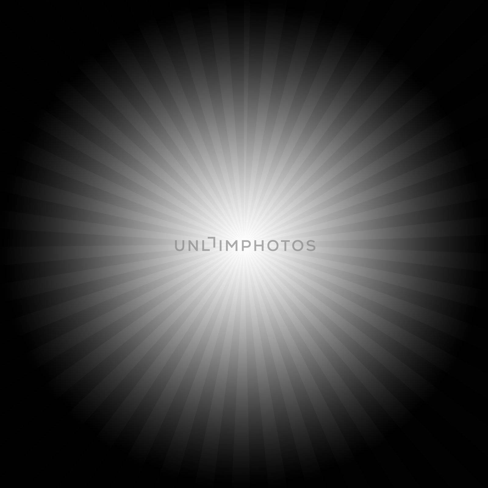 A black and white vector sunburst file