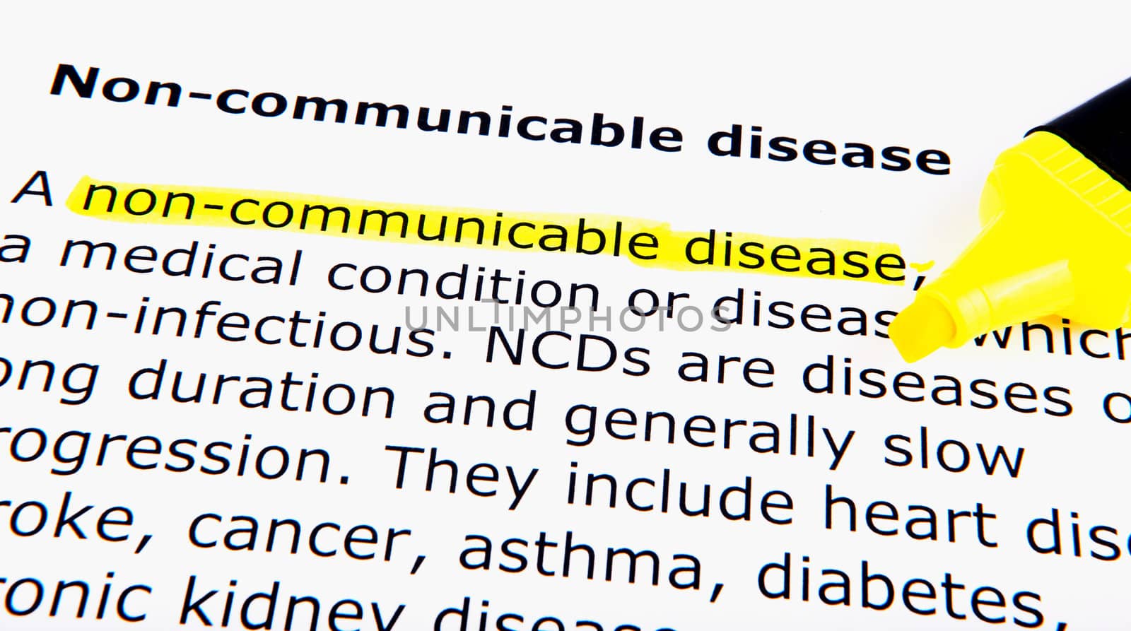 Non-communicable disease