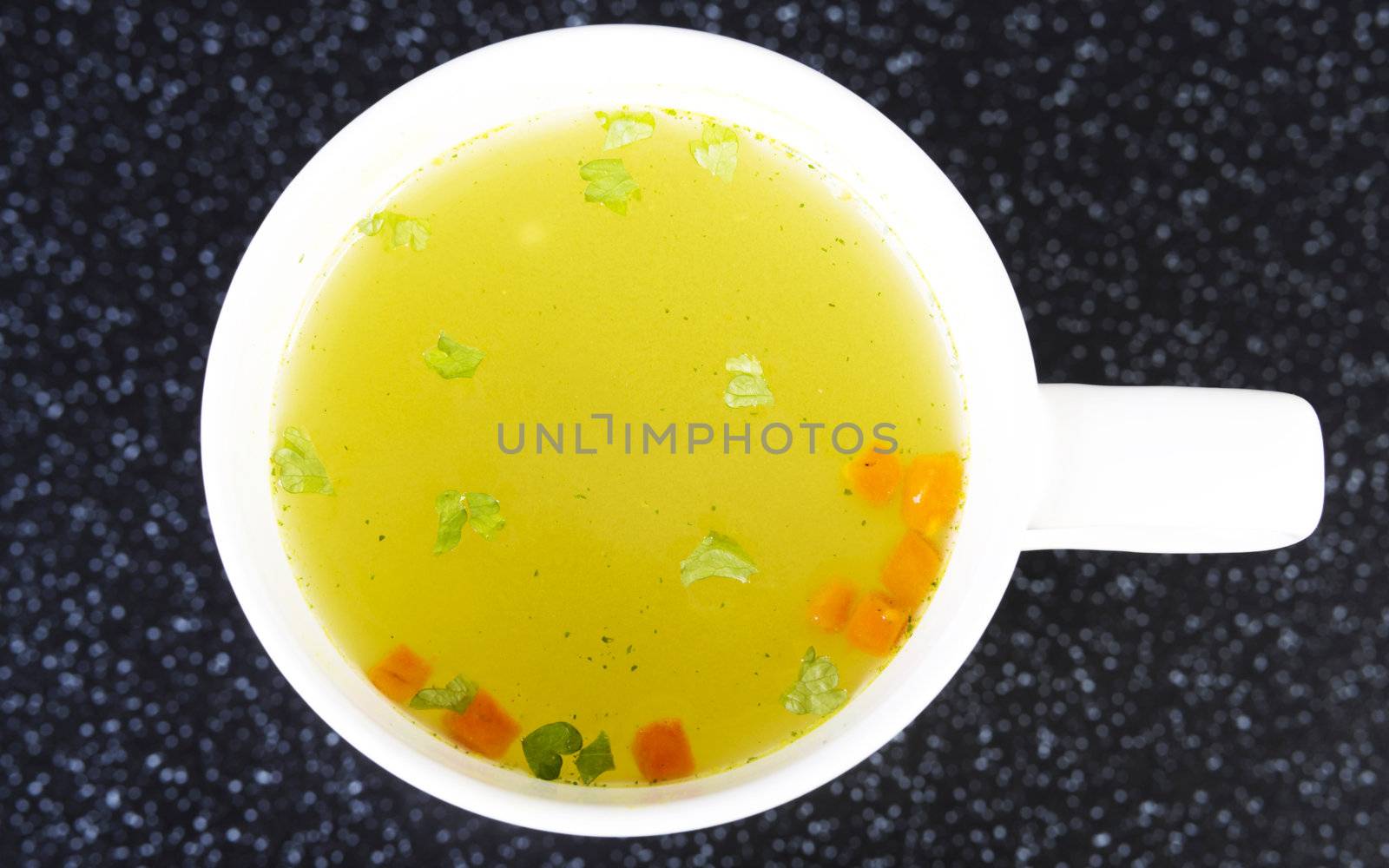 Broth in cup by BDS