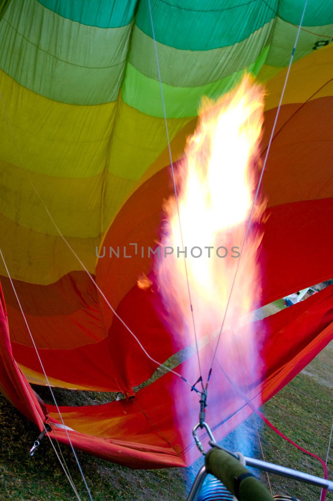 Flame from gas for hot air balloon by pixbox77