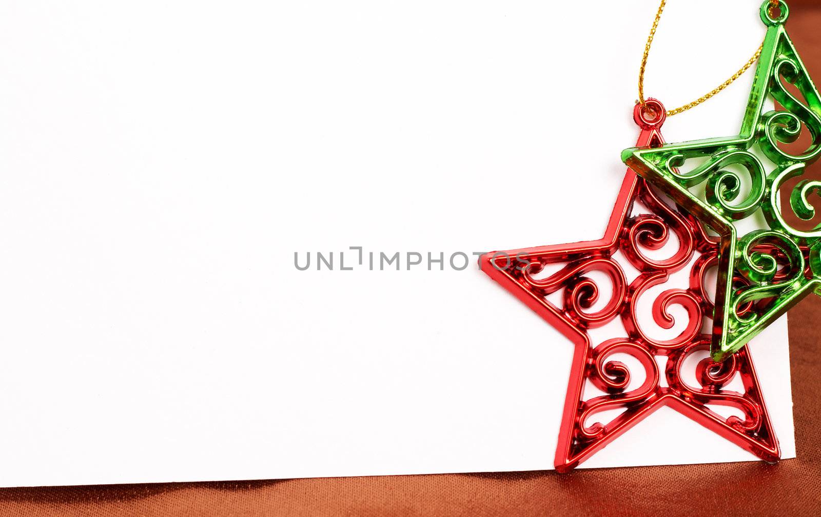 Two Christmas star decorations and card by Elenat