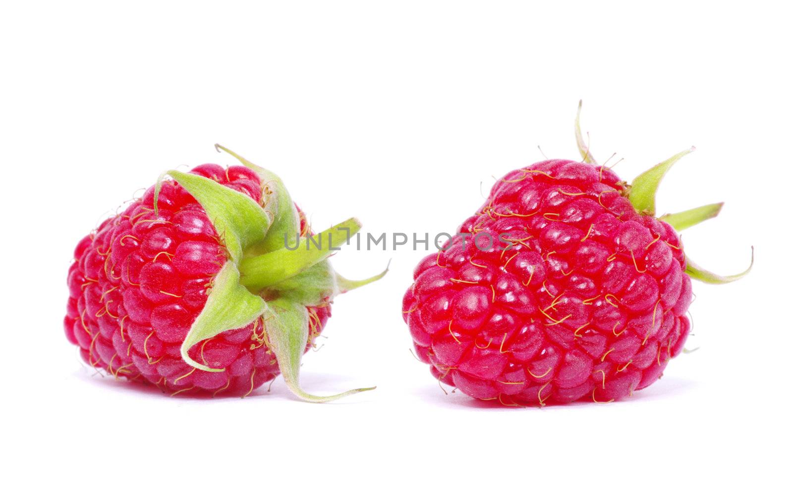 raspberry isolated on white background