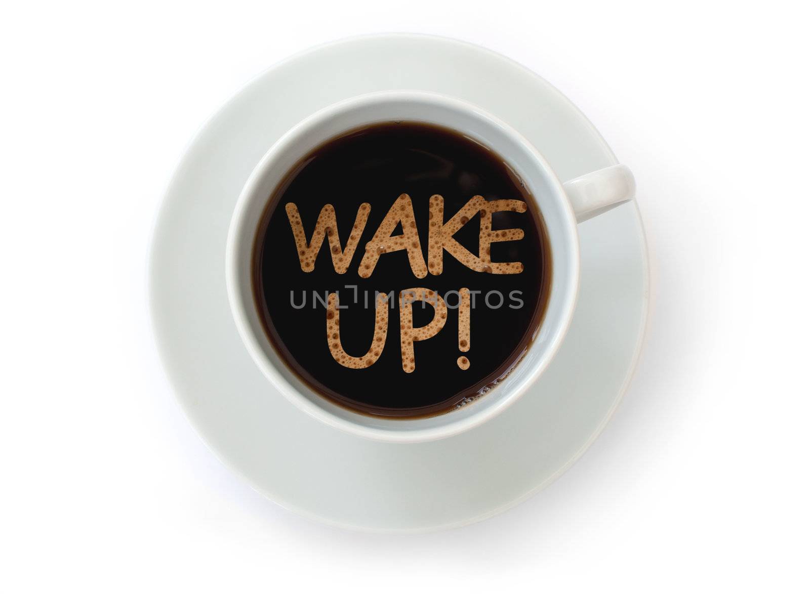 Wake up cup of coffee