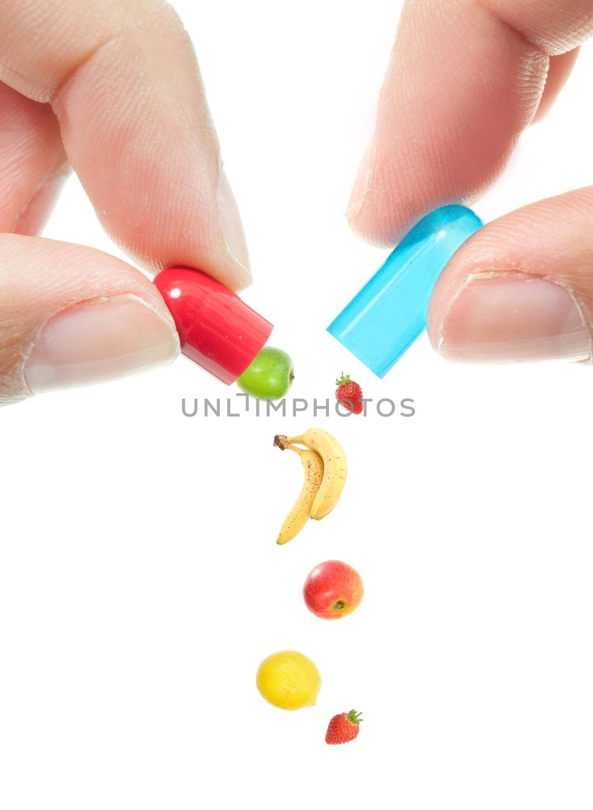 Vitamin pill  by unikpix