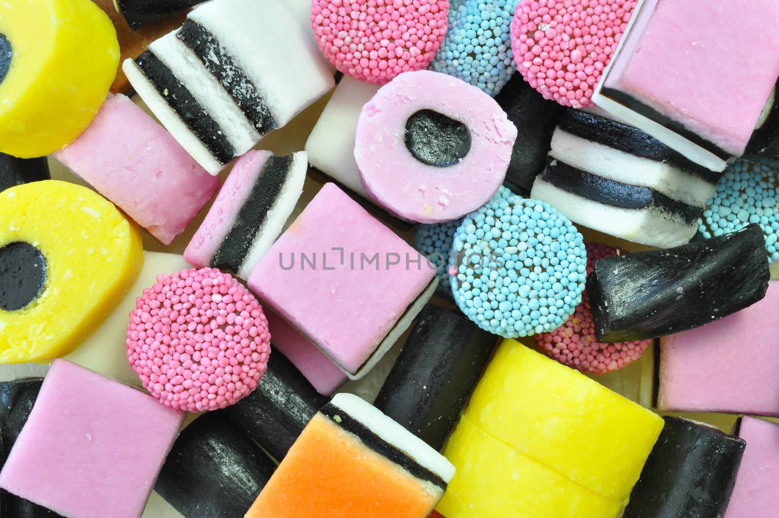 Candy sweets background  by unikpix