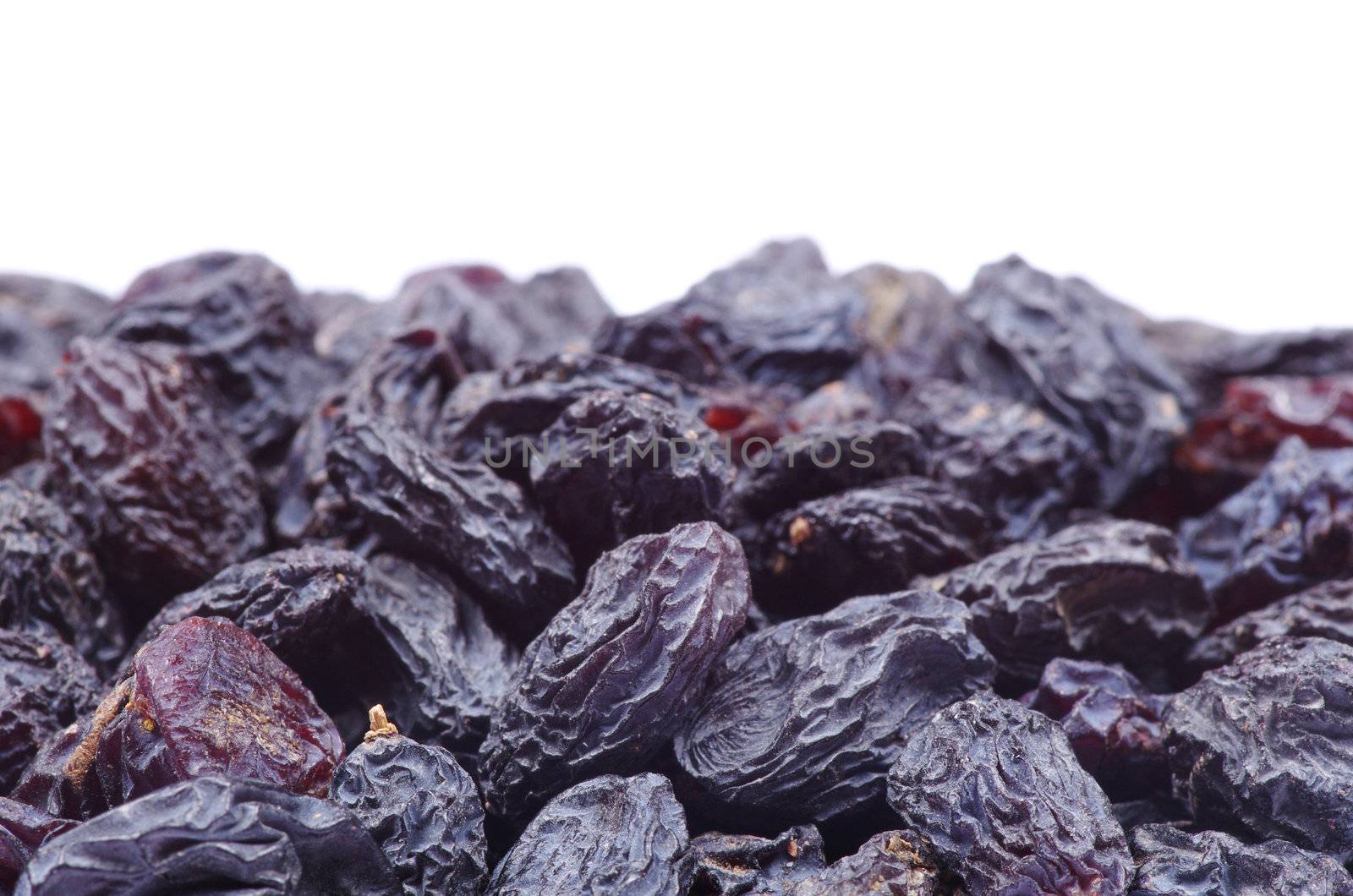 raisins isolated on a white background
