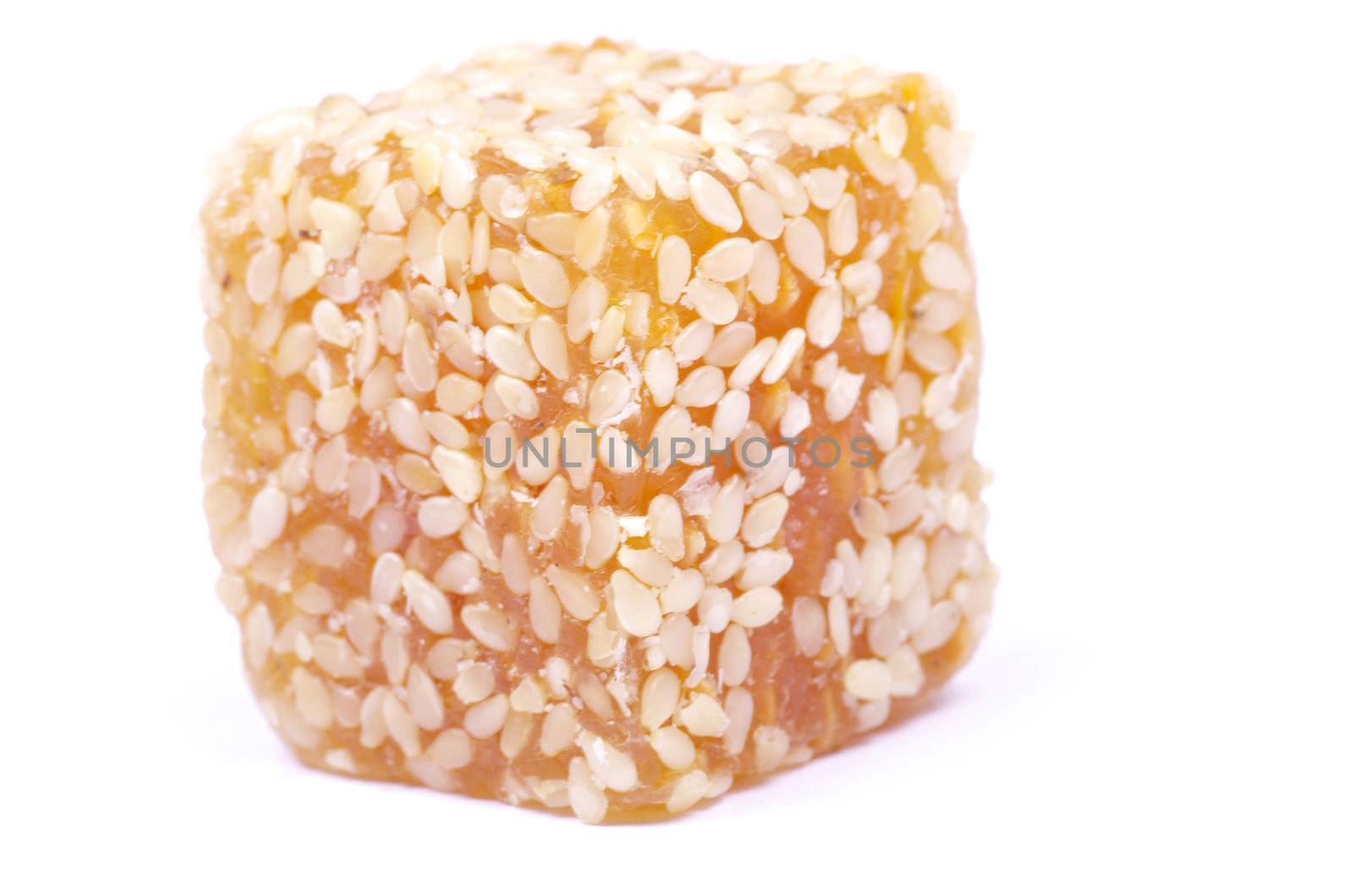 candy on a white background