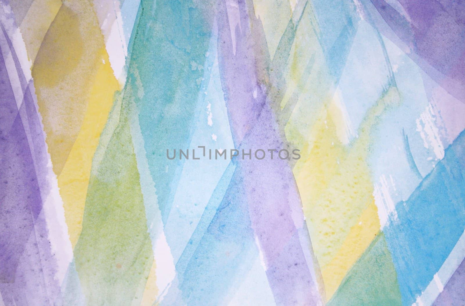 Abstract watercolor background with different layers on paper  by oxanatravel