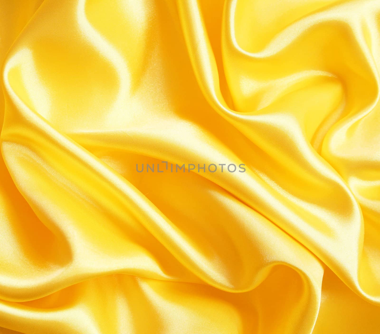 Smooth elegant golden silk can use as background 