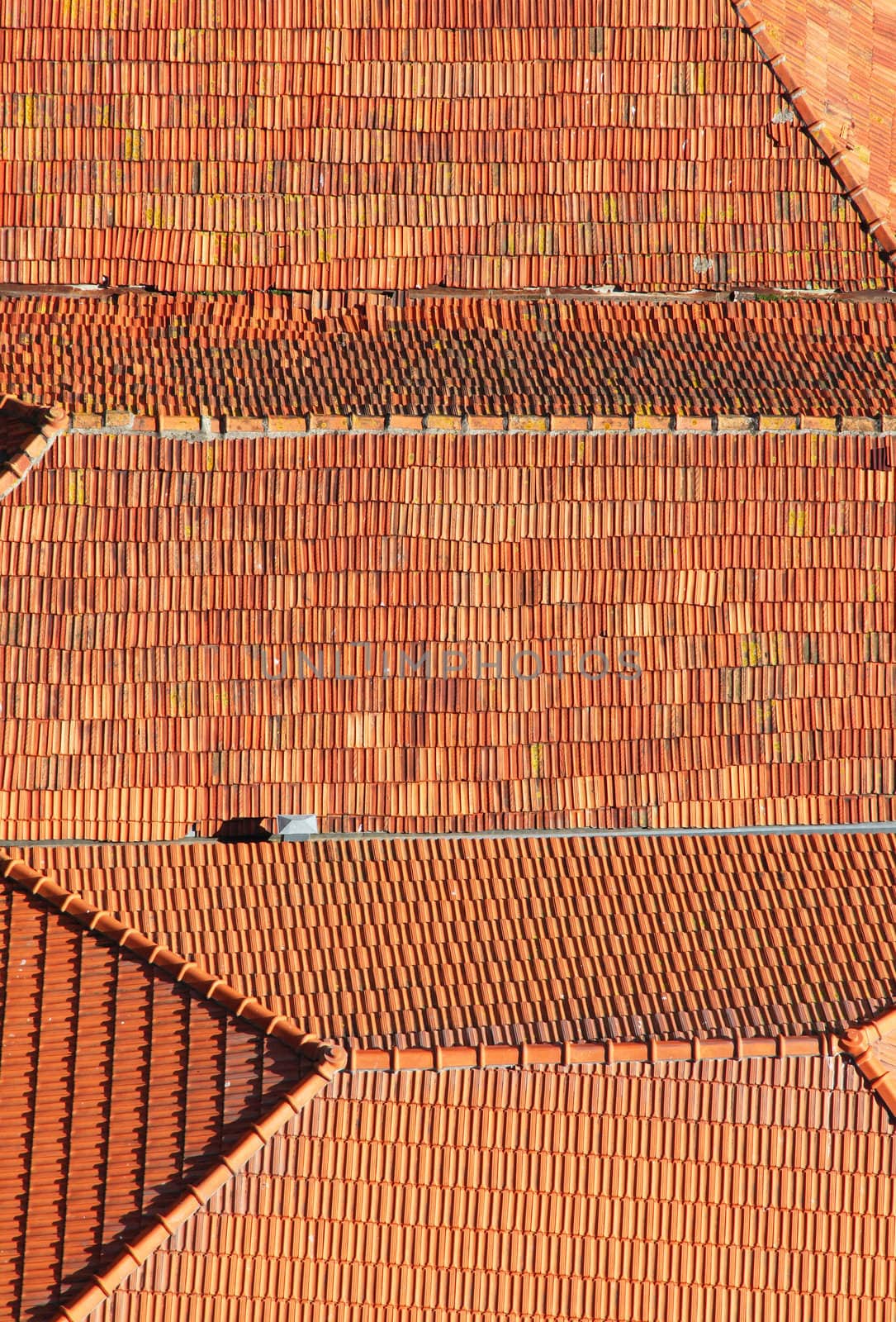 Portugal. Porto city. Old historical part of Porto. Roofs 