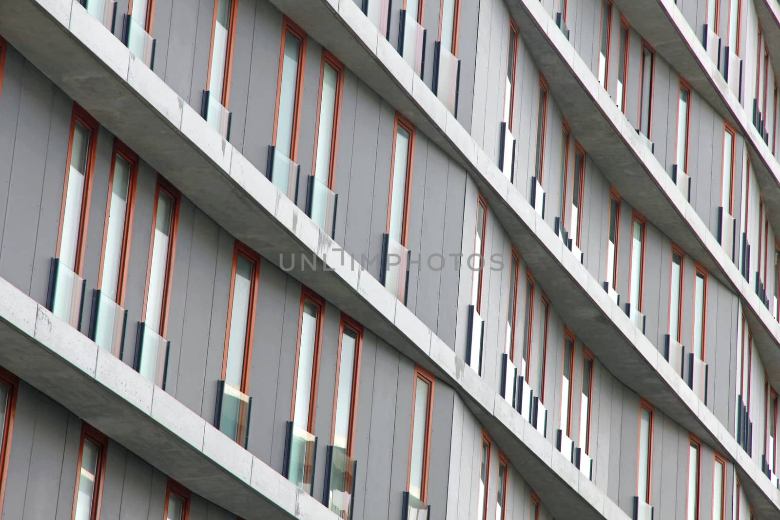 Portugal. High apartment building in Lisbon