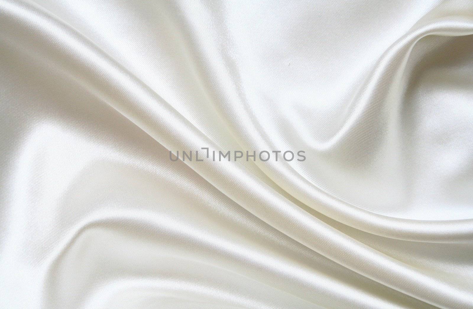 Smooth elegant white silk can use as background