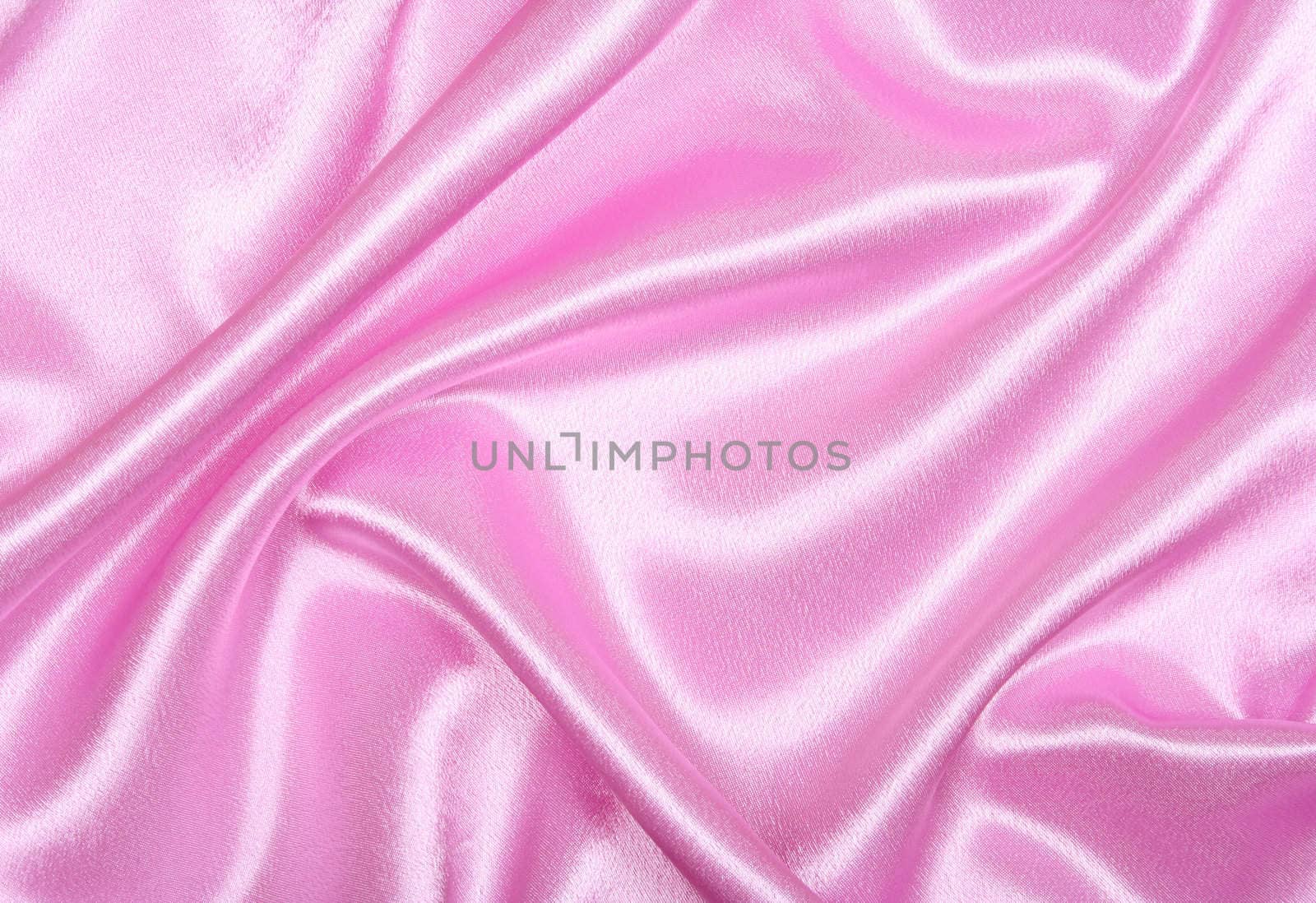 Smooth elegant pink silk as background  by oxanatravel