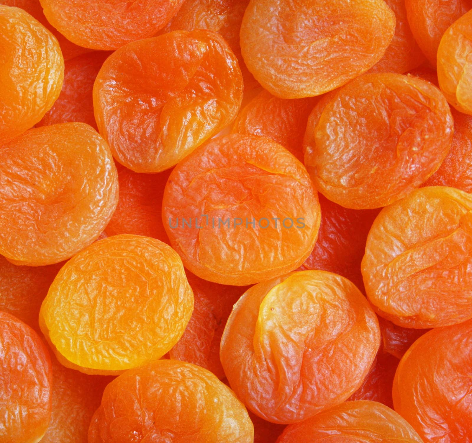 Dry apricots can use as background 