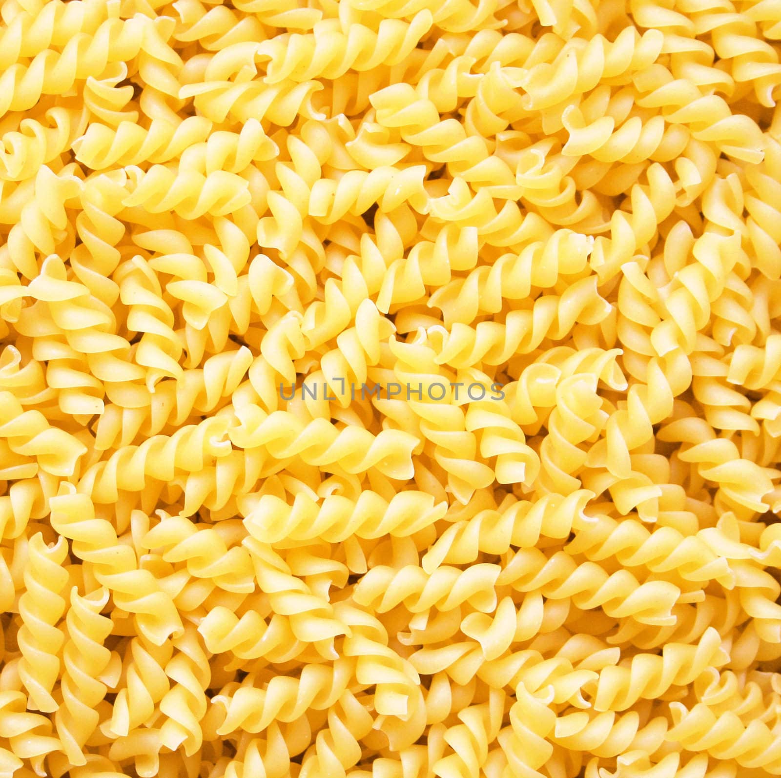 Pasta fusili can use as background