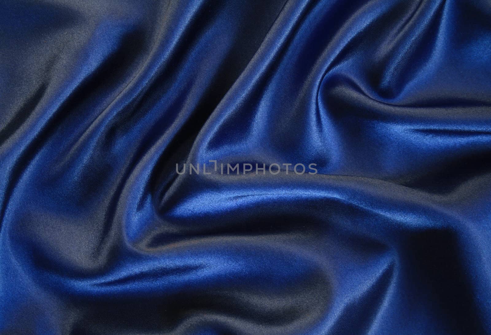 Smooth elegant dark blue silk can use as background