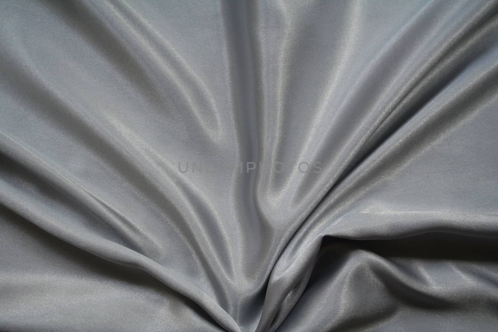 Smooth elegant silvery grey silk can use as background 