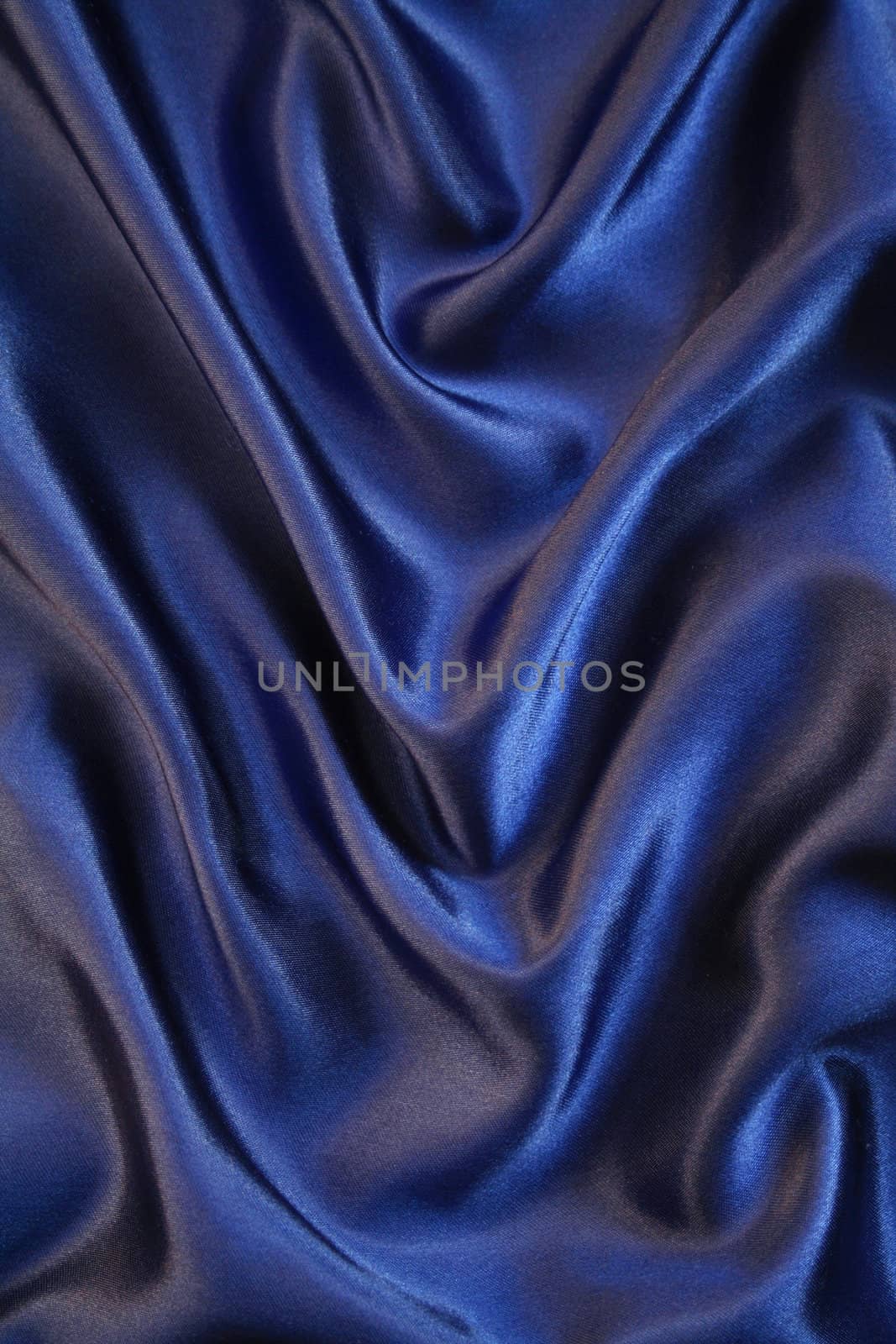 Smooth elegant dark blue silk can use as background