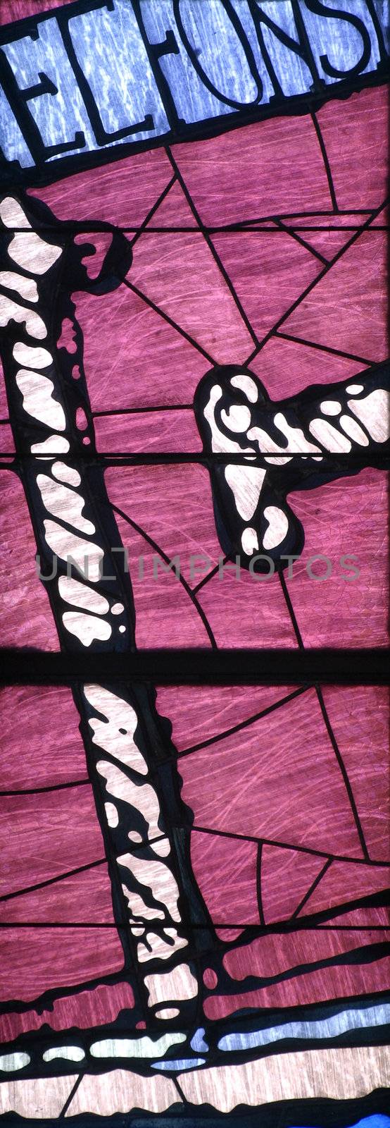 Stained glass church window
