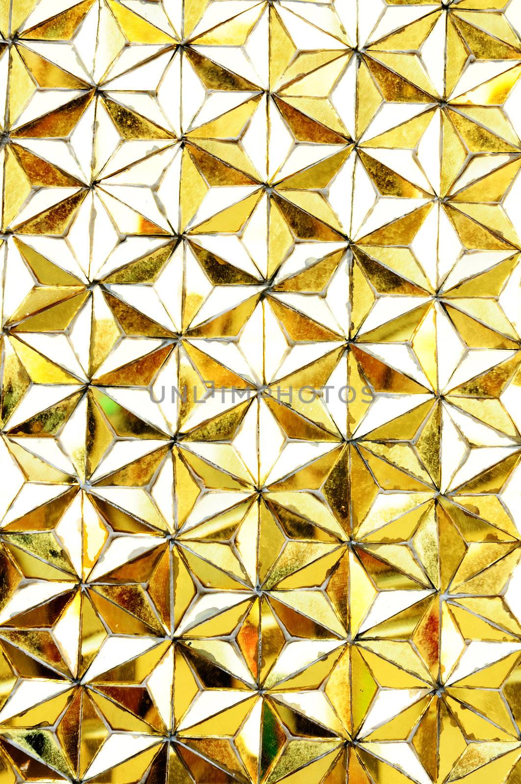 Gold star background
