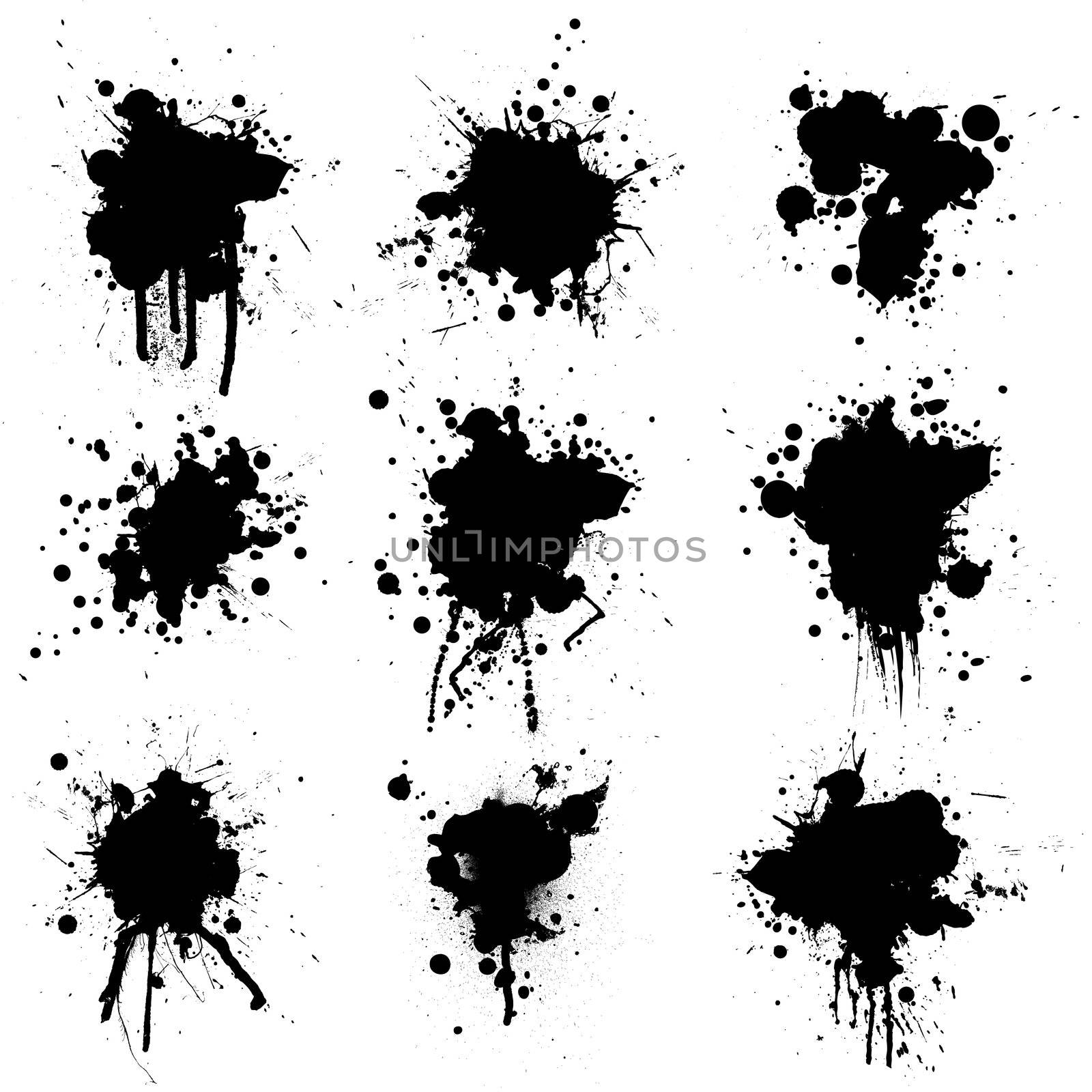 collection ink splat by nicemonkey