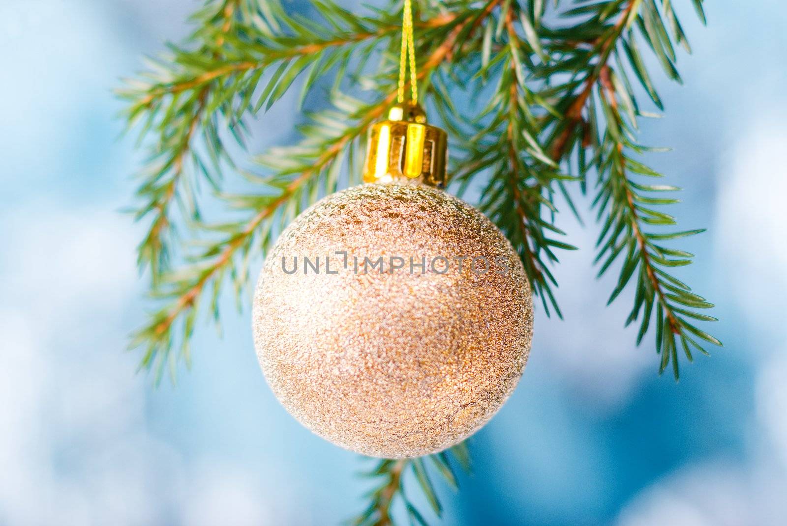 christmas ornament with christmas tree