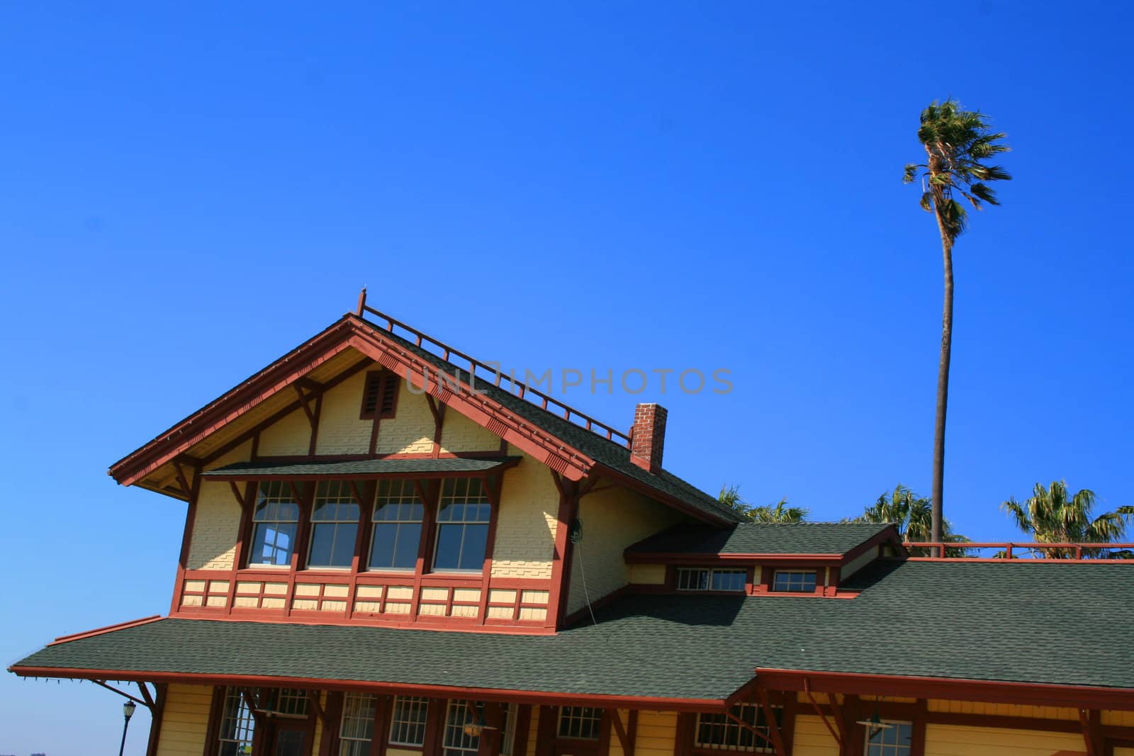 Close up of a modern building.
