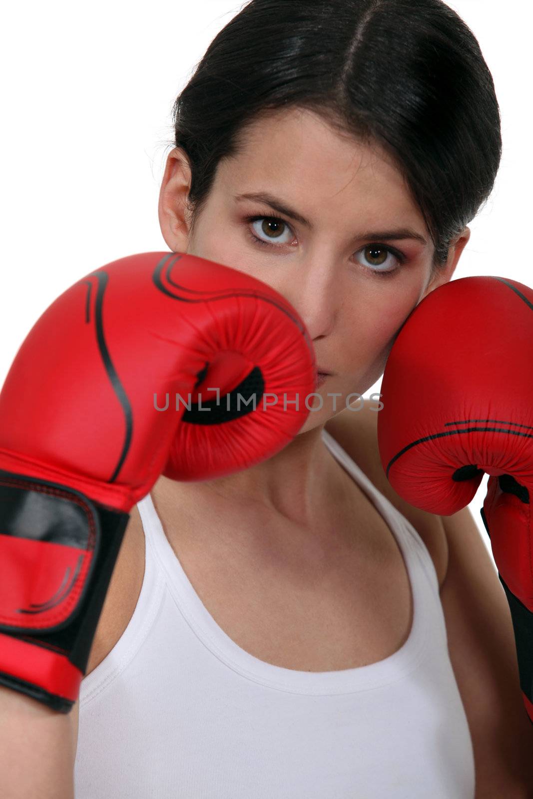Female boxer by phovoir