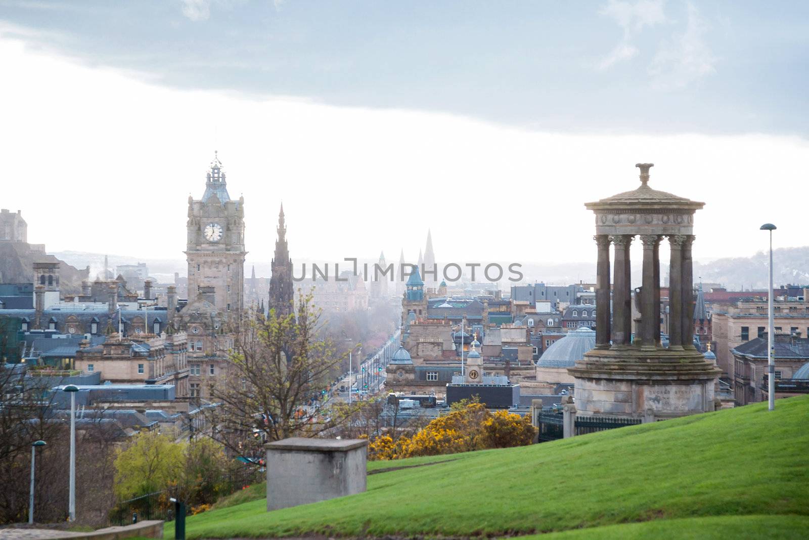 Calton Hill Edinburgh Scotland United Kingdom