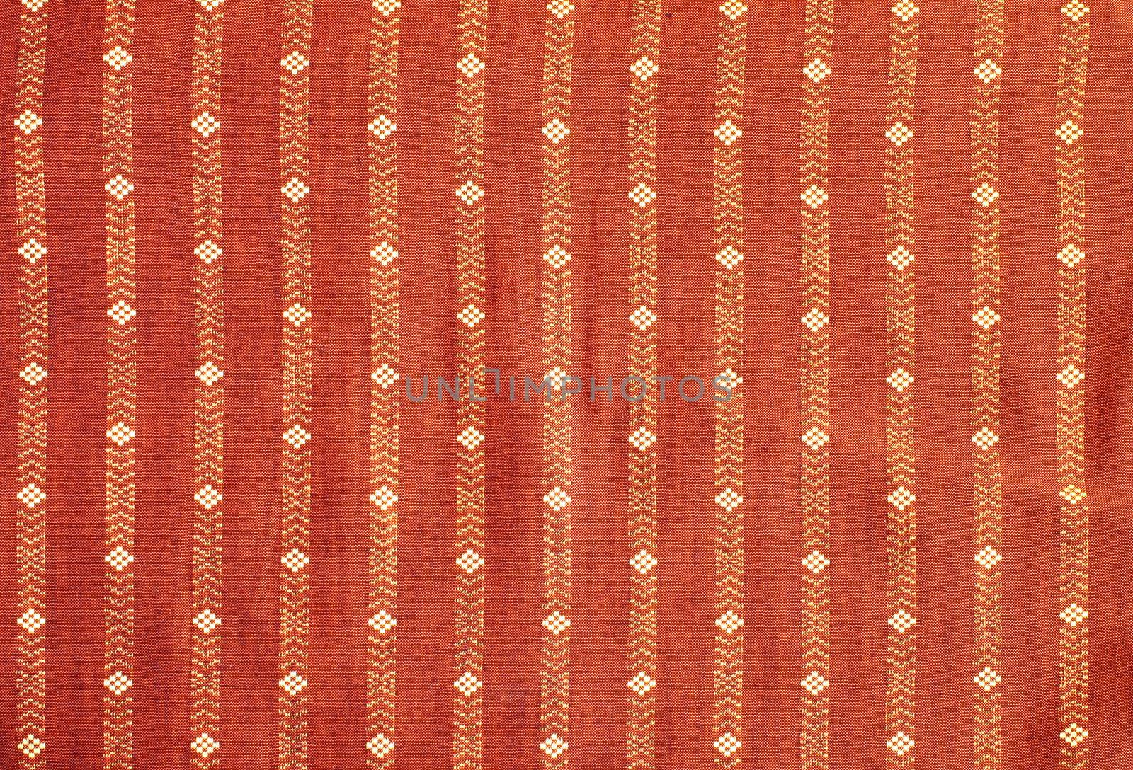 Pattern of Thai silk native fabric