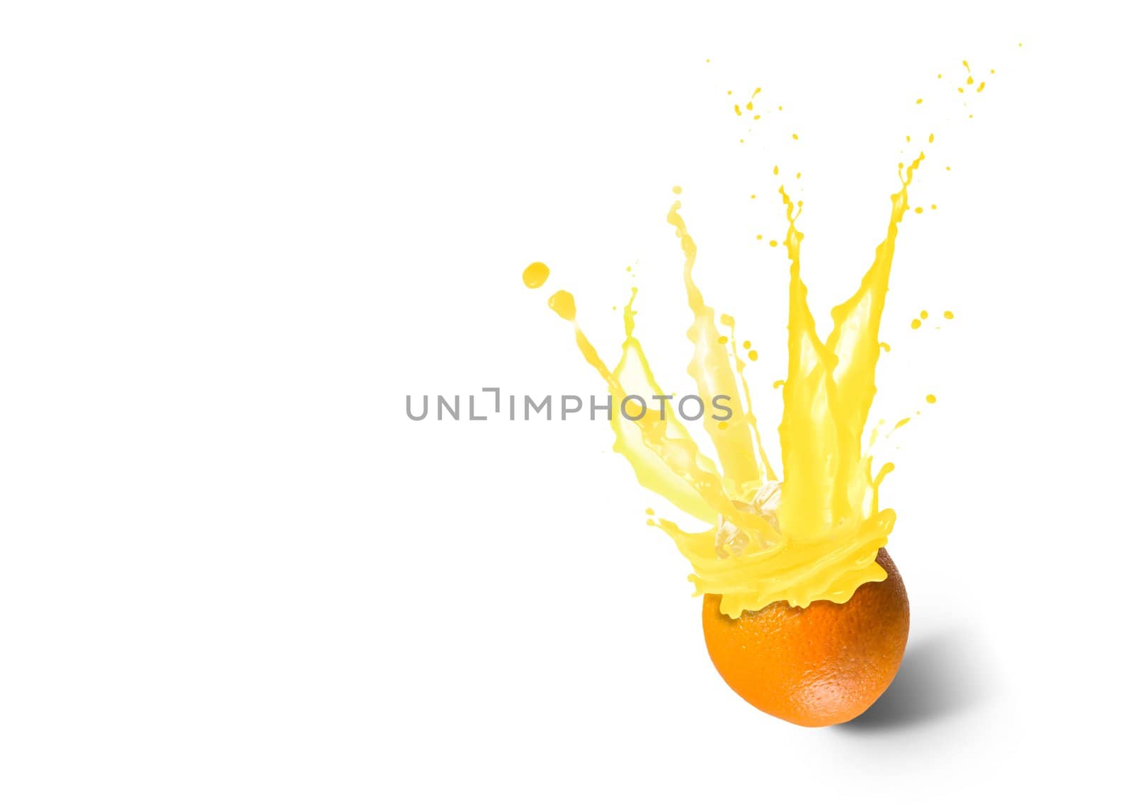 fresh orange juice with a splash by adam121