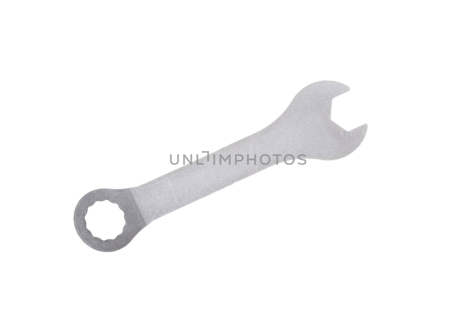 Wrench isolated on white