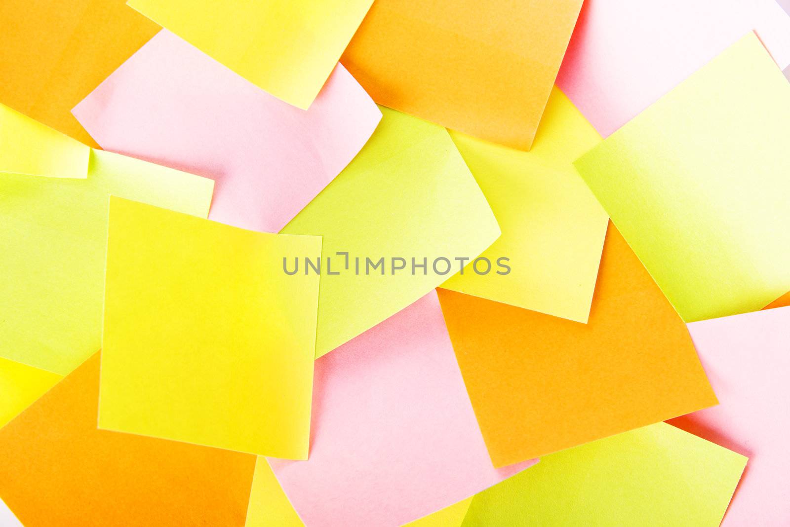 Blank colorful sticky notes background