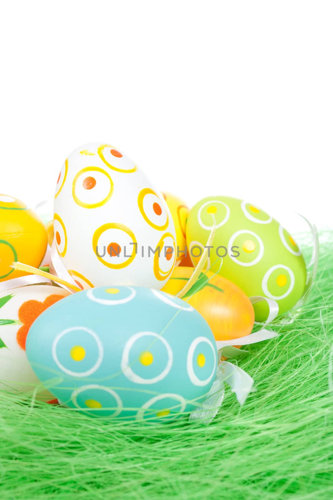 Painted Colorful Easter Eggs by aguirre_mar