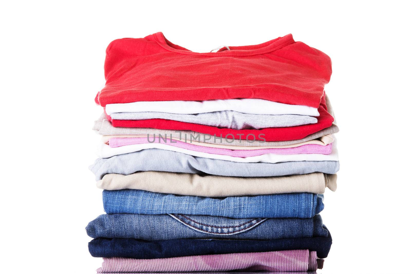 Stack of clothing by BDS