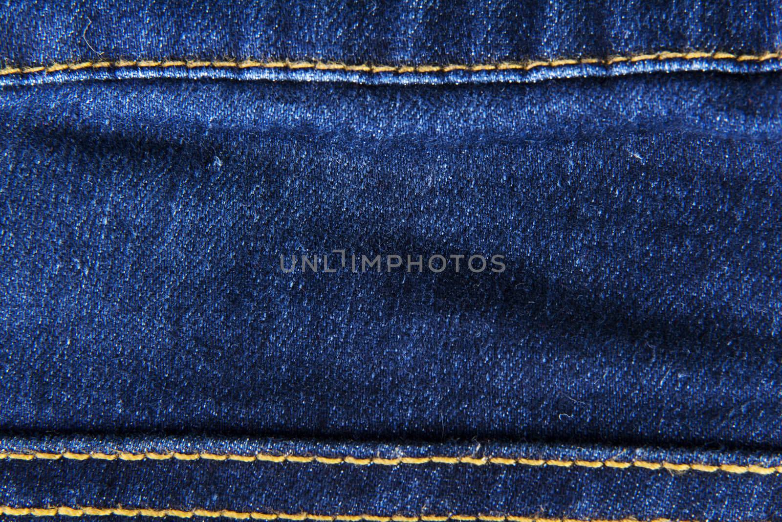 Blue jeans close up for background