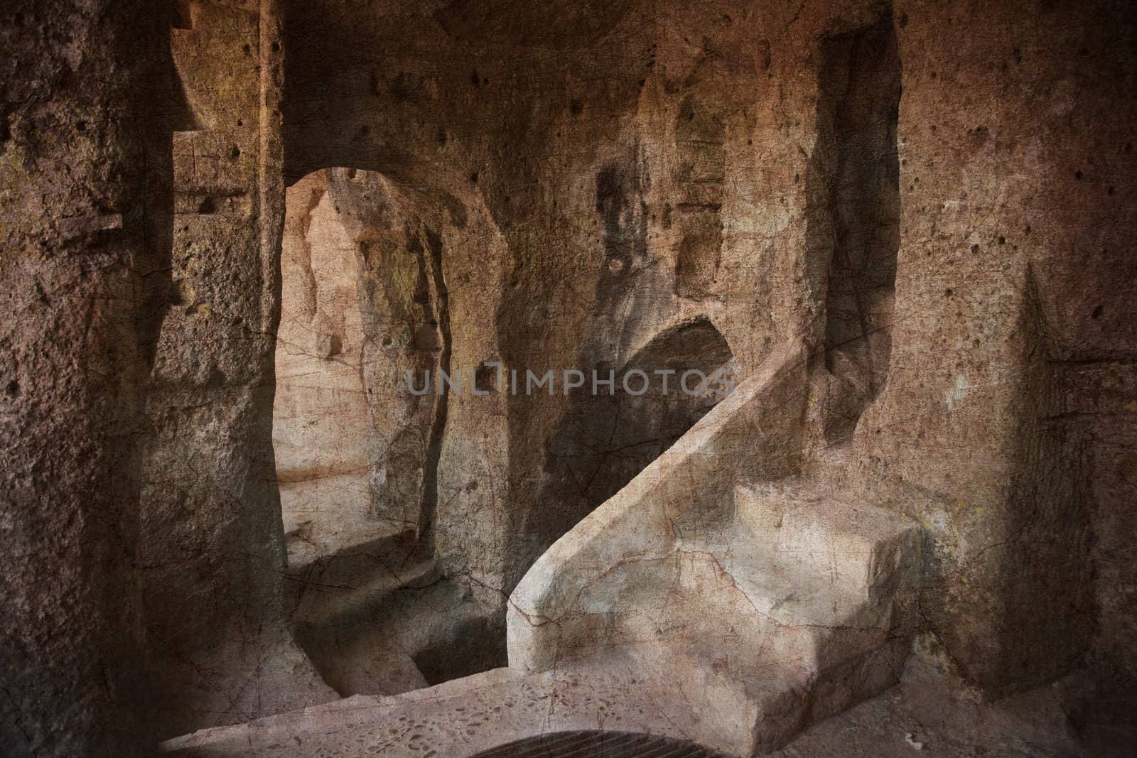 On the trail of a bygone era. Postcard from Italy. More of my images worked together to reflect age and time.