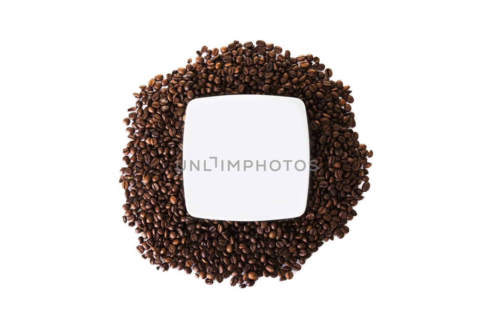 Coffee beans with copy space by BDS