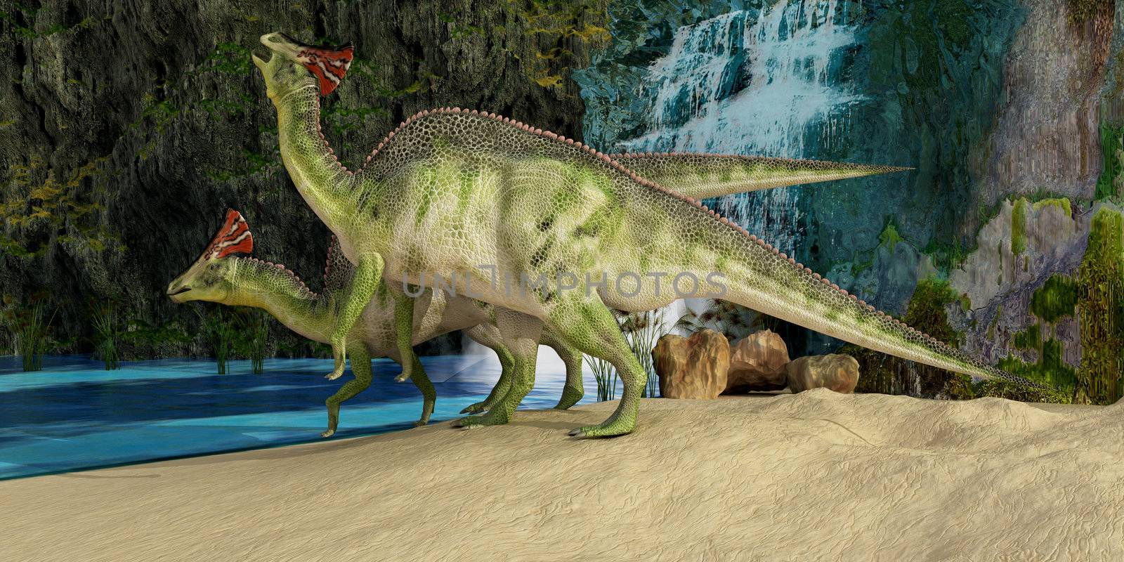 The Olorotitan was a duckbilled dinosaur from the Late Cretaceous and was found in Russia.