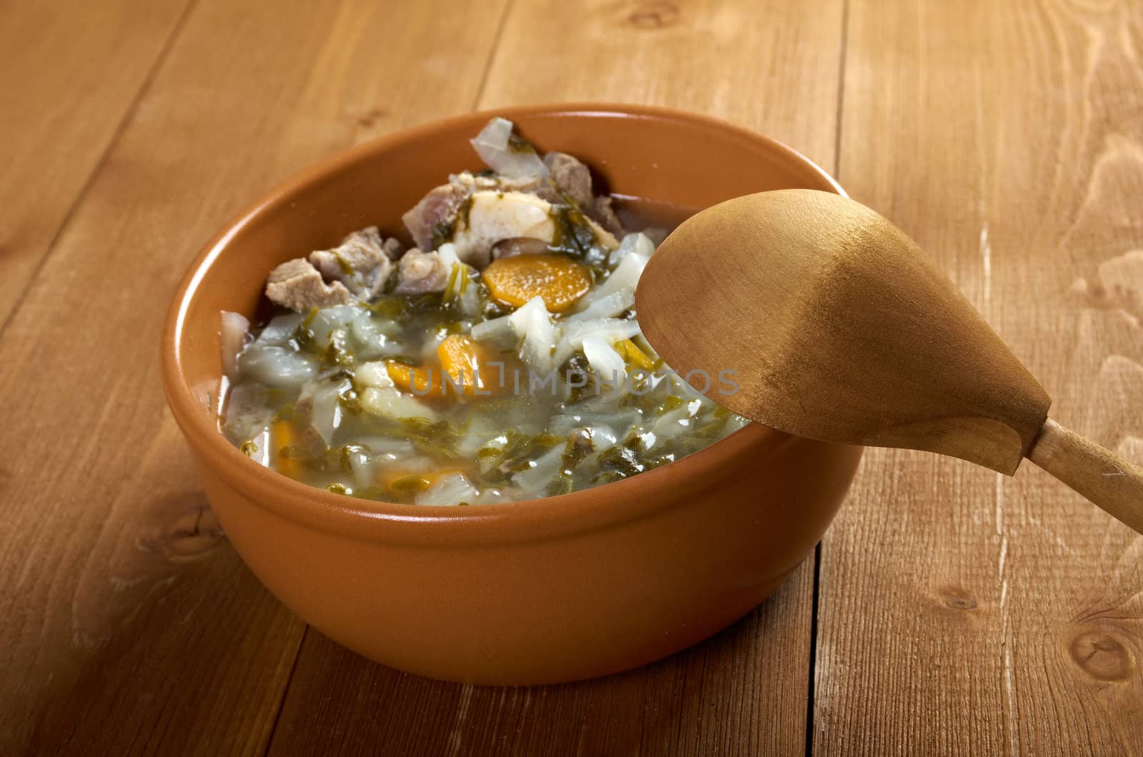  Russian national cabbage soup - Green sorrel   stchi